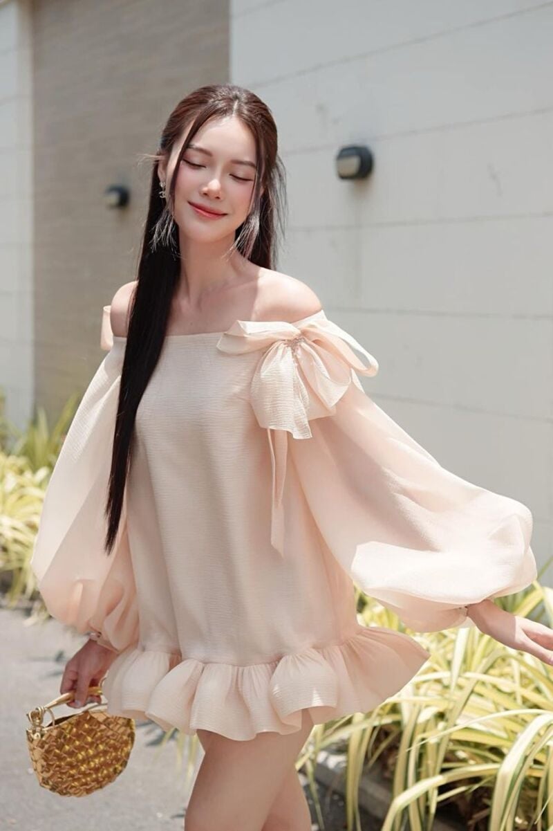 váy đầm trễ vai