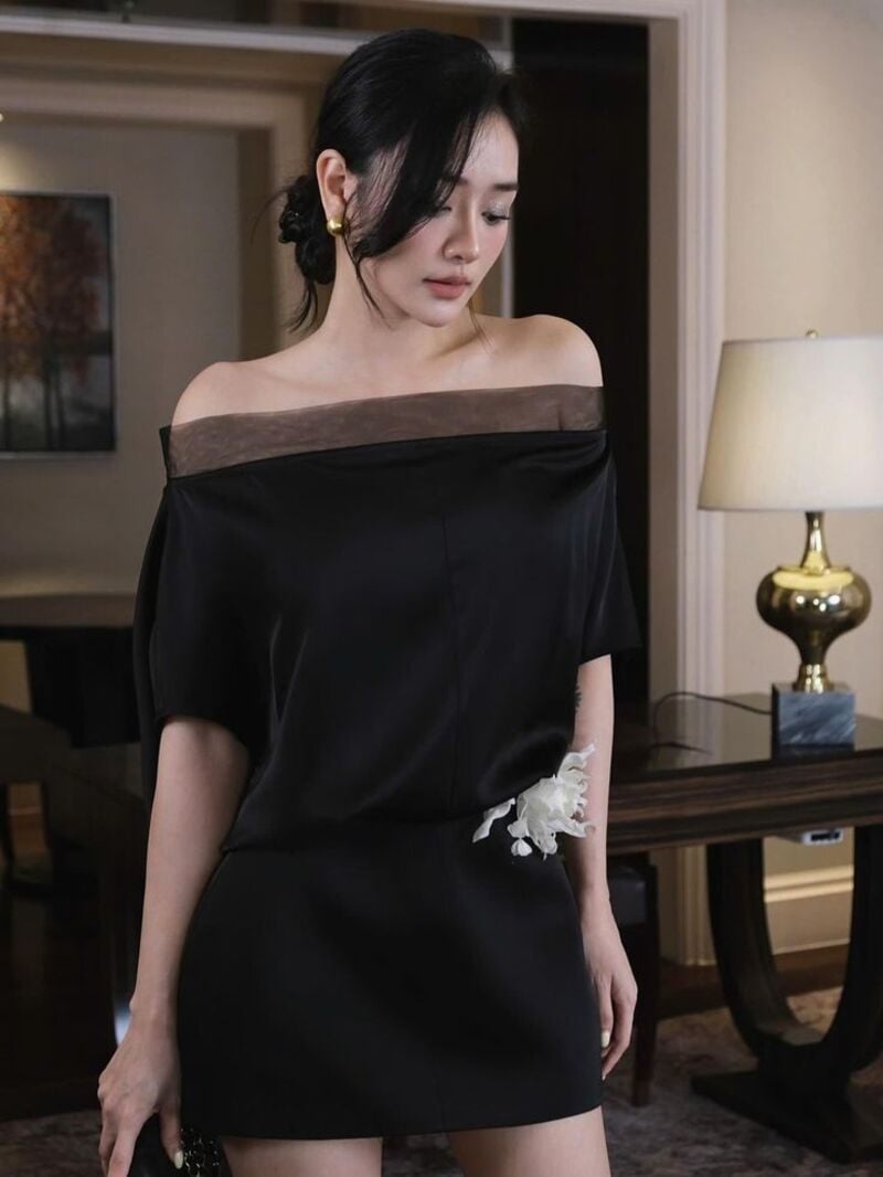 váy đầm trễ vai