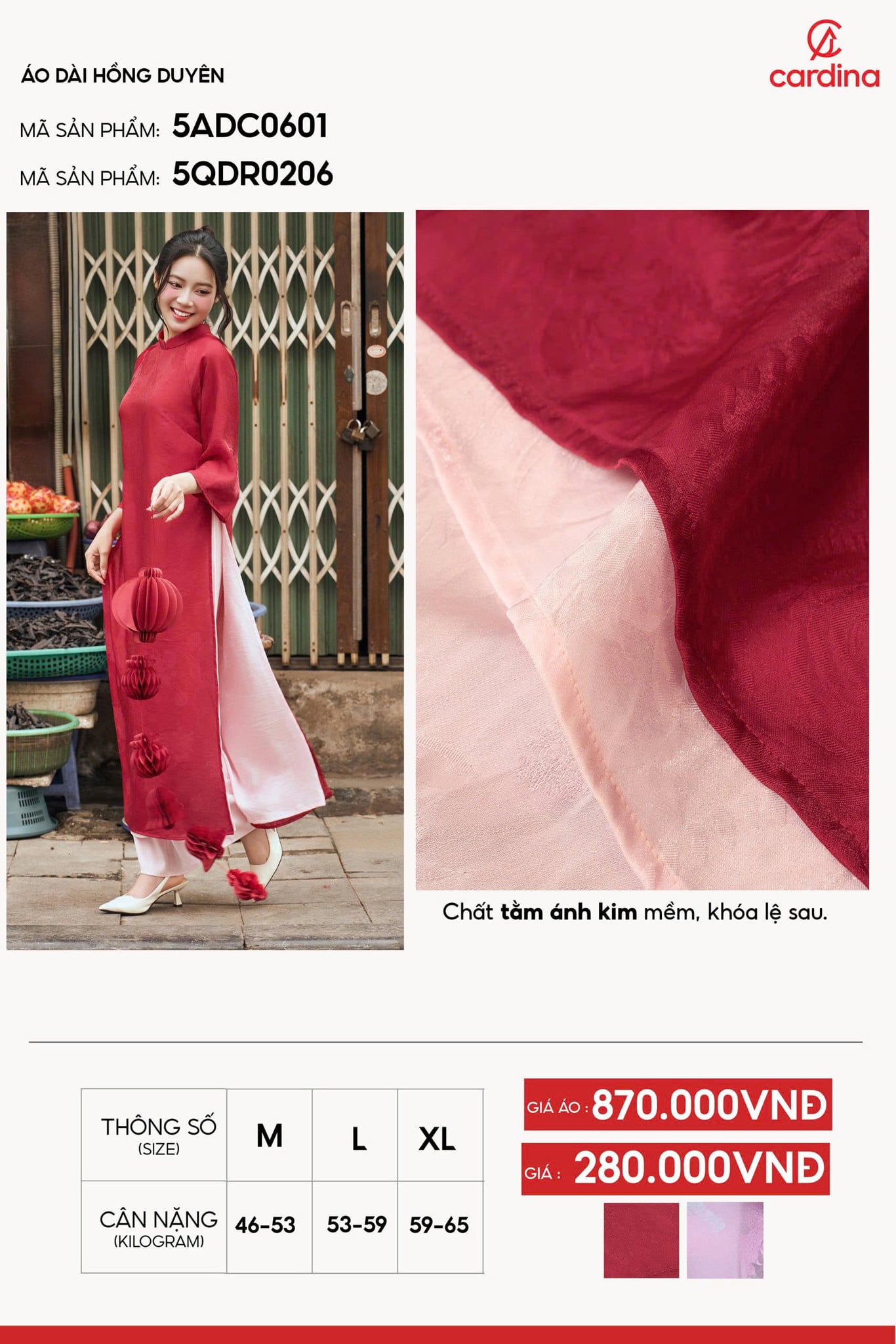 &aacute;o d&agrave;i duy&ecirc;n hồng