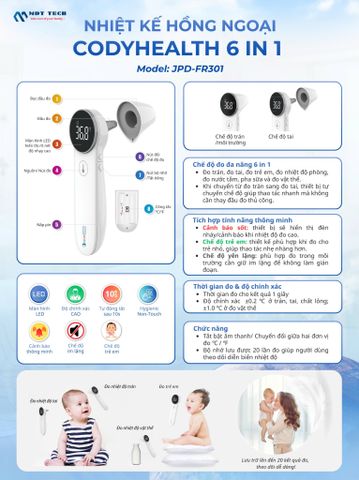 🌡️ Nhiệt kế điện tử Jumper FR301 – “Vũ khí” cần có trong mọi gia đình mùa cúm
