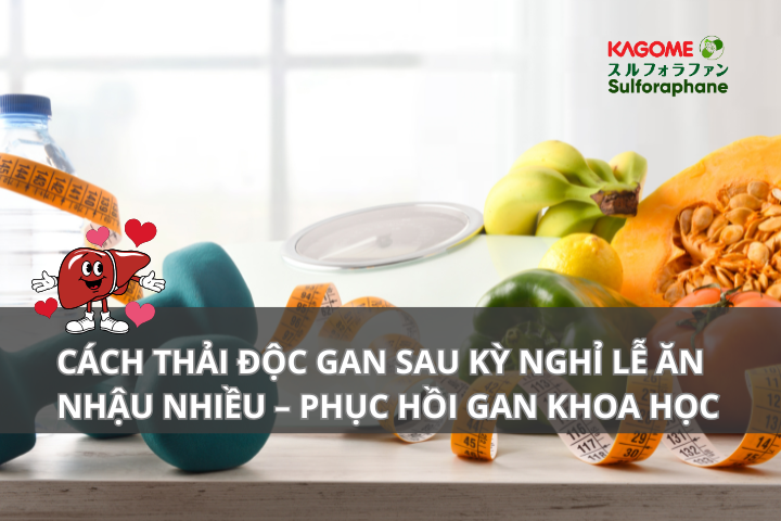 Cách thải độc gan sau kỳ nghỉ lễ ăn nhậu nhiều – phục hồi gan khoa học