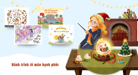 Hành trình tô màu hạnh phúc: 4 cuốn sách giúp bạn tìm lại bình yên