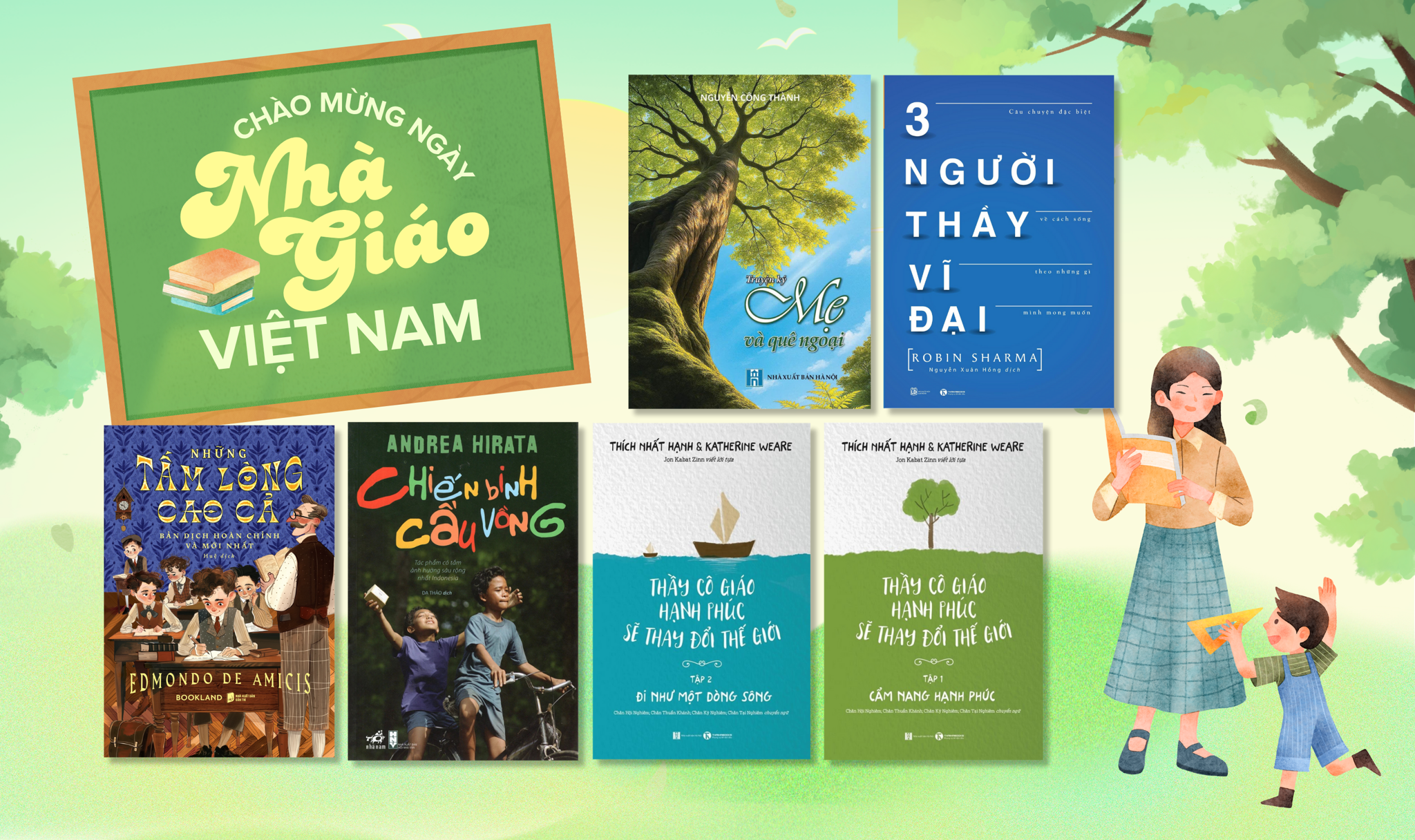 Tri ân những người gieo hạt tri thức – Lựa chọn món quà tri thức thay lời cảm ơn