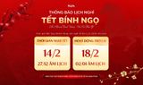 KALABOOKS THÔNG BÁO LỊCH NGHỈ TẾT NGUYÊN ĐÁN BÍNH NGỌ 2026