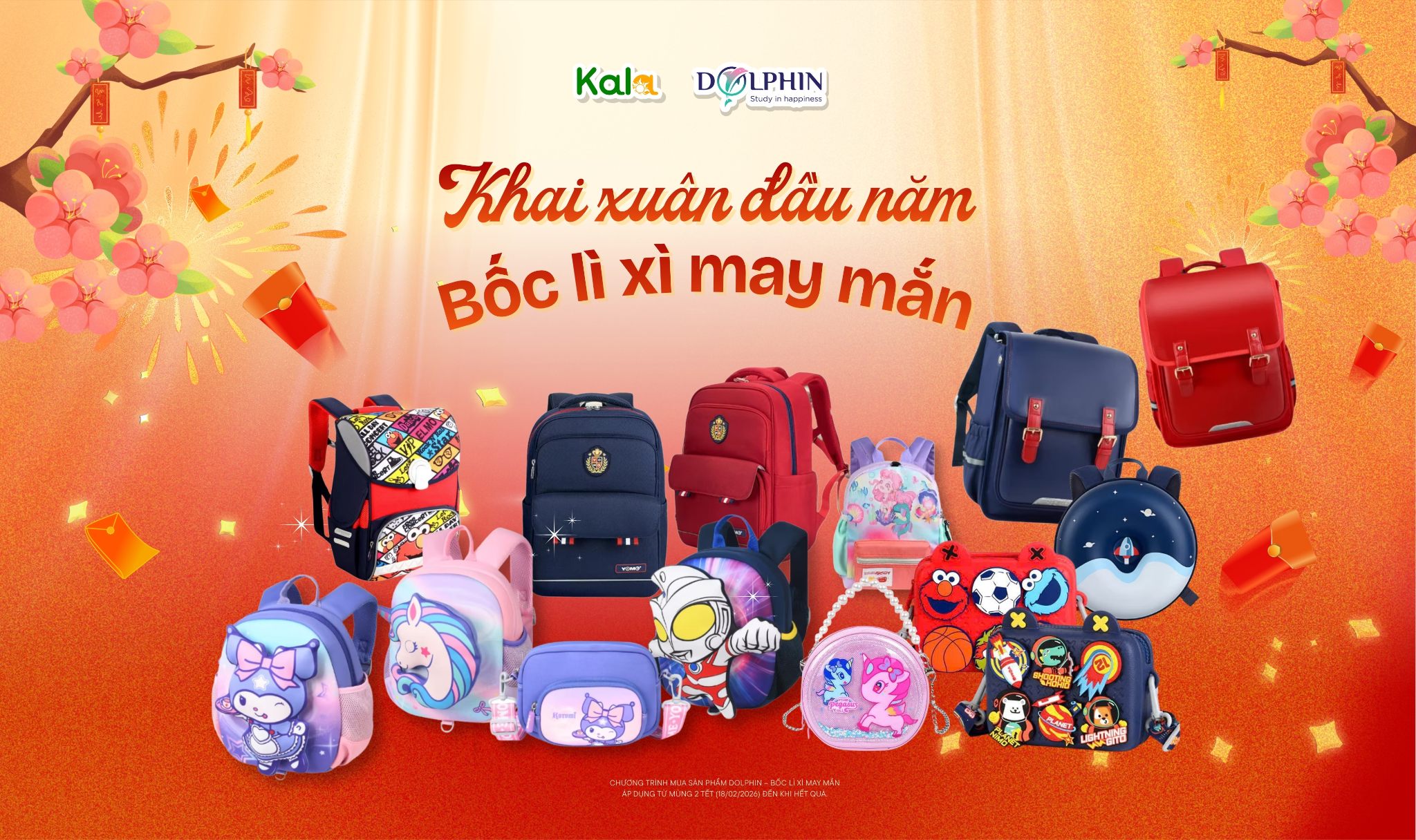 KHAI XUÂN ĐẦU NĂM - BỐC LÌ XÌ MAY MẮN TẠI KALABOOKS