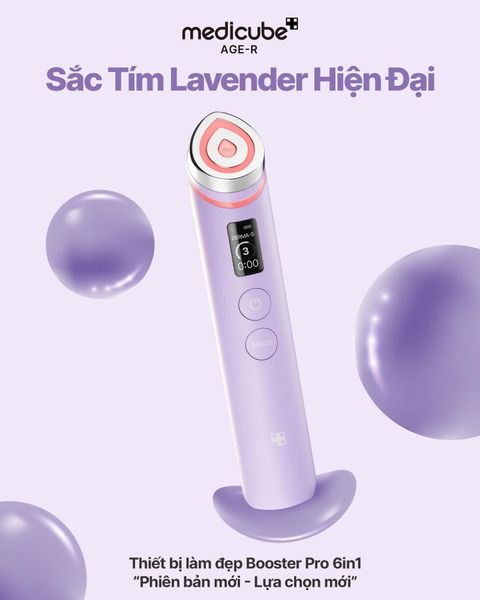 MEDICUBE TRÌNH LÀNG AGE-R BOOSTER PRO 6IN1 PHIÊN BẢN TÍM MỘNG MƠ