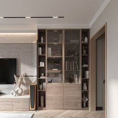 Kệ tủ phong cách hiện đại: Tạo không gian sống trẻ trung và tiện nghi.