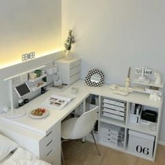 Nâng cấp góc làm việc để đón năm mới với bàn IKEA.