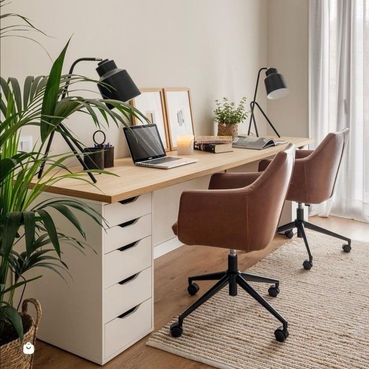 5 ý tưởng trang trí phòng làm việc tại Thành phố Hồ Chí Minh với bàn IKEA.