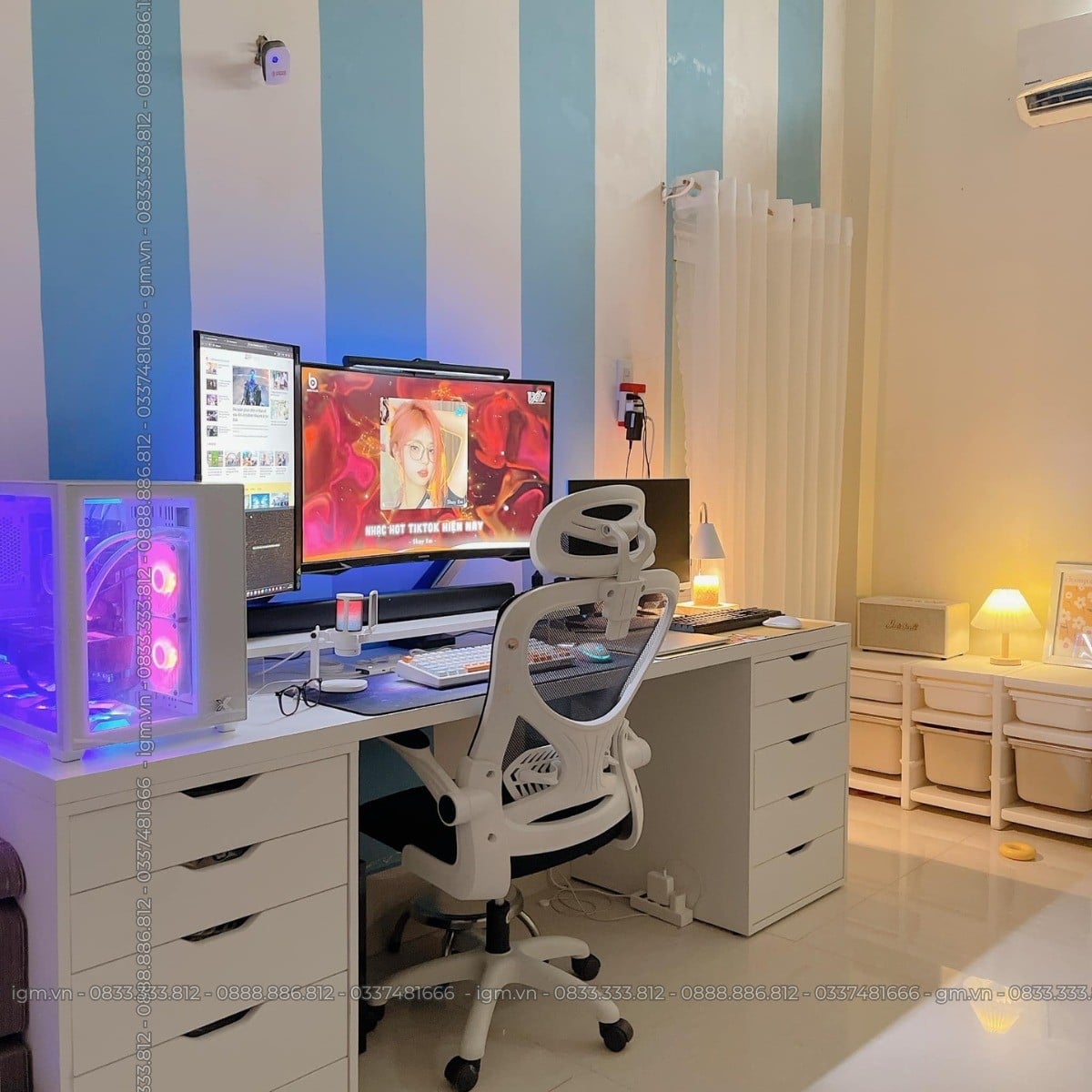 5 ý tưởng trang trí phòng làm việc tại Thành phố Hồ Chí Minh với bàn IKEA.