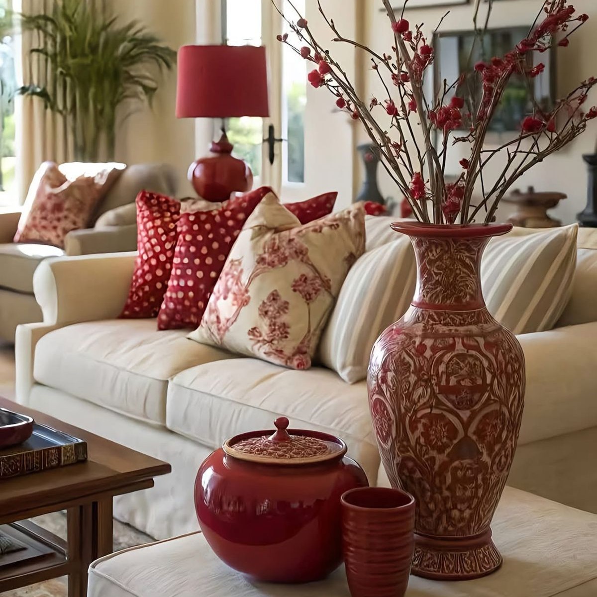 Màu sắc nội thất may mắn cho Tết 2026 theo phong thủy.