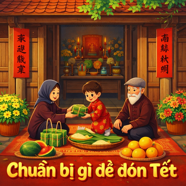 Checklist những việc cần làm trước Tết để đón năm mới.