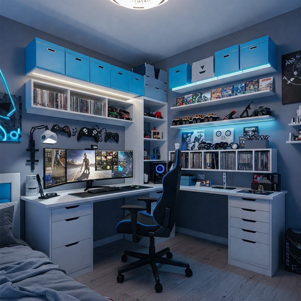 So sánh bàn IKEA gaming và bàn gaming thông thường.