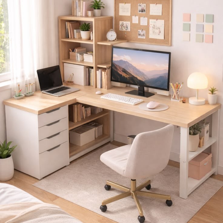 Bàn làm việc có hộc tủ hay không – lựa chọn nào phù hợp hơn?
