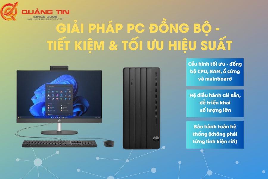Giải pháp PC đồng bộ – Tiết kiệm không gian & chi phí vận hành cho văn phòng