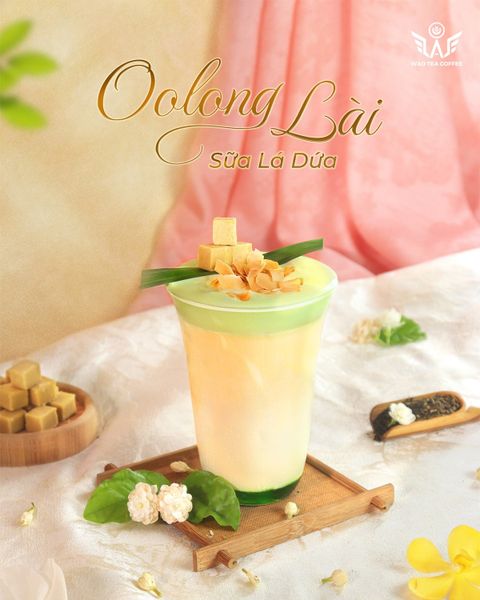 Oolong Lài Sữa Lá Dứa