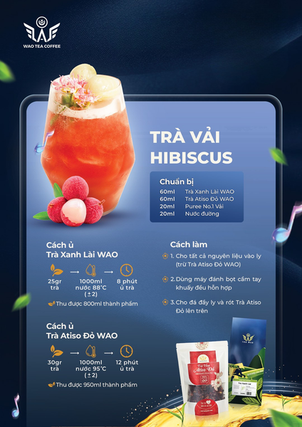Trà Vải Hibiscus