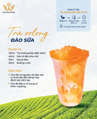 TRÀ OOLONG ĐÀO SỮA