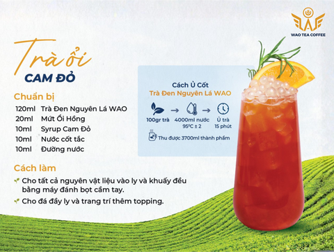 TRÀ ỔI CAM ĐỎ