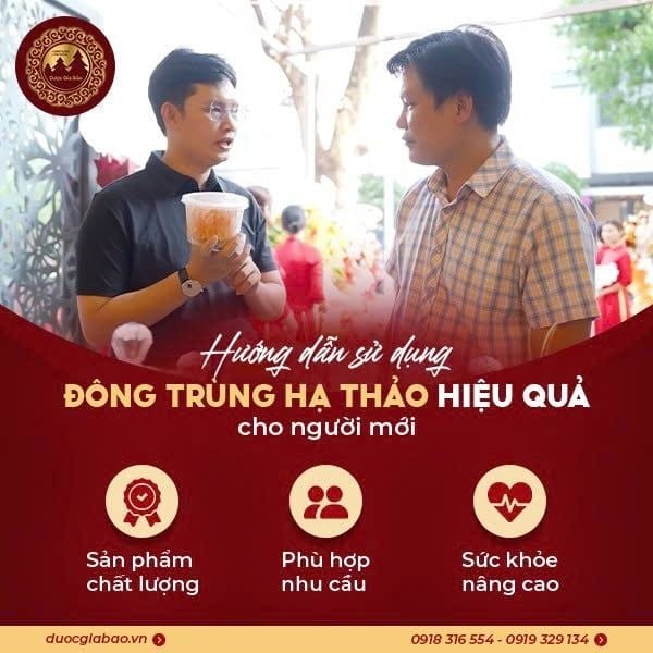 Hướng dẫn sử dụng đông trùng hạ thảo cho người mới