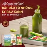 Một ngày mát lành từ những ly rau xanh hòa tan