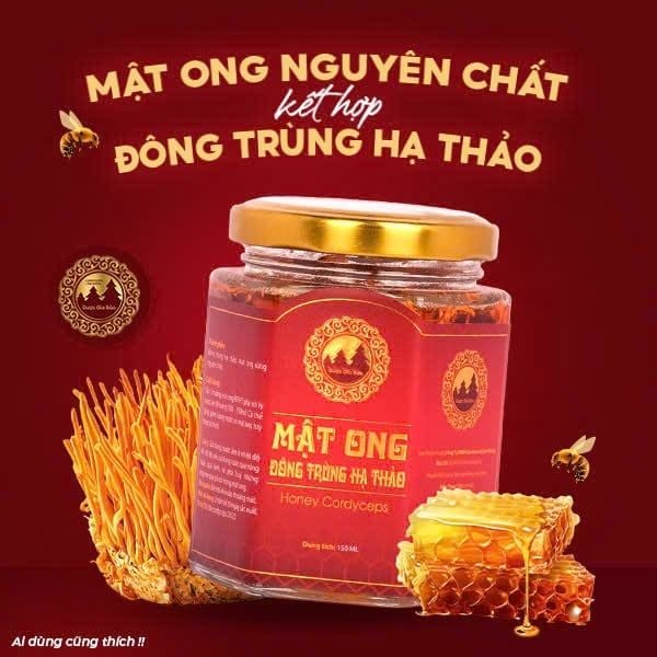Khi mật ong kết hợp đông trùng hạ thảo