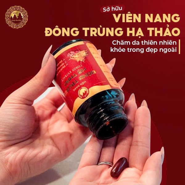 Sở hữu viên nang đông trùng hạ thảo - chăm da khỏe đẹp