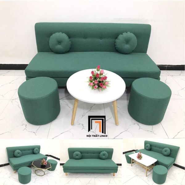 sofa, ghế sofa, bộ ghế sofa băng xanh ngọc, set ghế sofa giá rẻ, sofa băng 1m7, sofa phòng khách gia đình