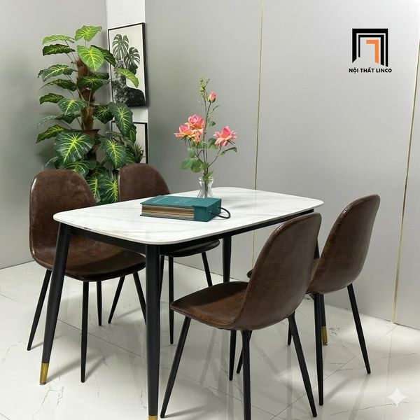 bàn ăn, bộ bàn ăn đá ceramic, bàn ghế ăn phòng bếp xinh xắn, set bàn ăn kiểu dáng hiện đại, bộ bàn ăn cao cấp