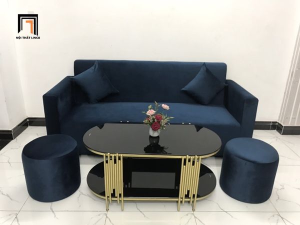 sofa, ghế sofa, bộ ghế sofa băng xanh đậm, bộ ghế sofa giá rẻ, sofa phòng khách, set ghế sofa hiện đại, bộ ghế sofa giá rẻ