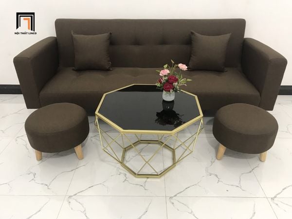 sofa, ghế sofa, bộ ghế sofa nâu đậm, sofa giá rẻ, sofa phòng khách, bộ ghế sofa vải bố, set ghế sofa 2m