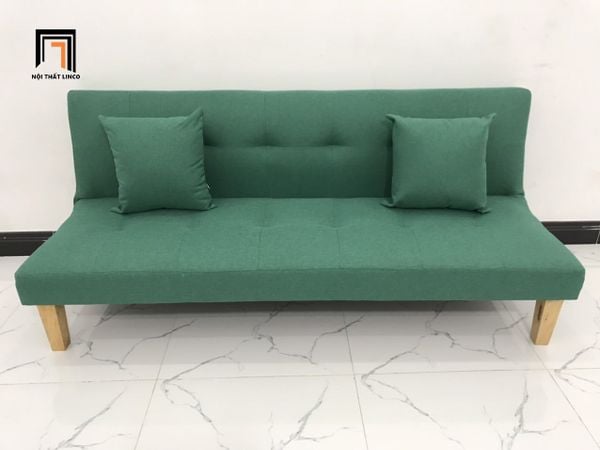 sofa, ghế sofa, sofa giường, sofa bed, sofa màu xanh ngọc, sofa giường 1m7, sofa giường nằm nhỏ gọn