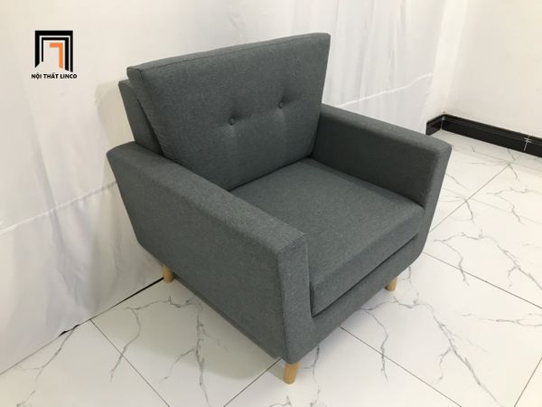sofa, ghế sofa, sofa đơn xám lông chuột, sofa đơn 1 nệm ngồi, sofa đơn giá rẻ, sofa đơn văn phòng làm việc