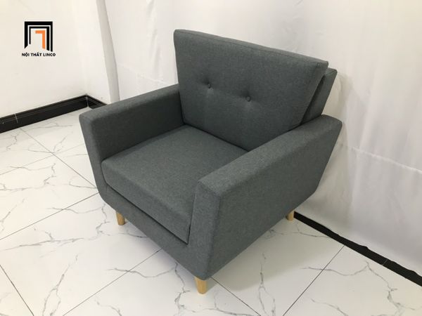 sofa, ghế sofa, sofa đơn xám lông chuột, sofa đơn 1 nệm ngồi, sofa đơn giá rẻ, sofa đơn văn phòng làm việc