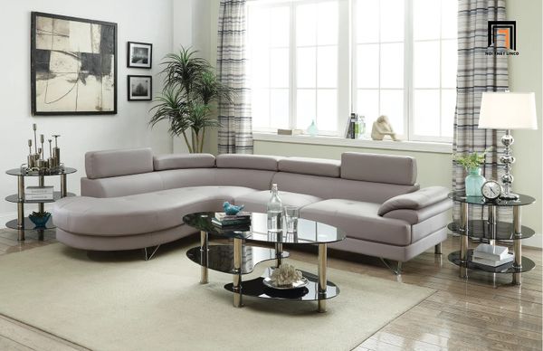 sofa, ghế sofa, sofa góc sang trọng, sofa góc 2m5 x 2m, bộ ghế sofa hiện đại, sofa góc cao cấp, sofa góc kiểu cong