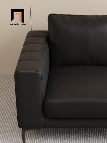 sofa, ghế sofa, bộ ghế sofa da giả, sofa màu đen, set 2 ghế sofa phòng khách, bộ ghế sofa sang trọng, sofa hiện đại