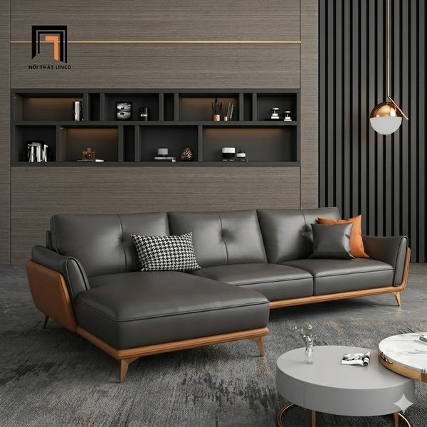 sofa, ghế sofa, sofa góc chữ l, sofa góc da công nghiệp, bộ ghế sofa góc phòng khách, sofa đẹp, sofa góc 2m4 x 1m6