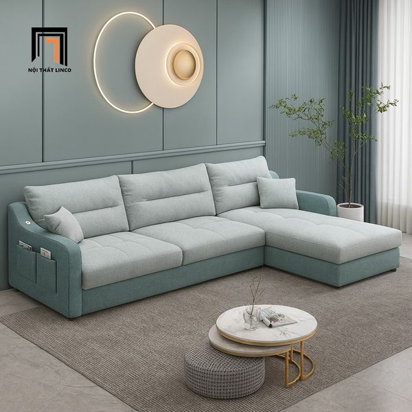 sofa, ghế sofa, sofa góc 2m4 x 1m6, sofa góc phòng khách chung cư, sofa góc vải nỉ giá rẻ