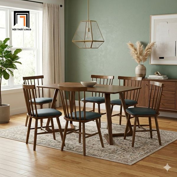 bàn ăn, bộ bàn ăn 6 ghế gỗ, set bàn ăn nhà bếp, bộ bàn ghế ăn giá rẻ, bàn ghế ăn chung cư, bộ bàn ăn đẹp