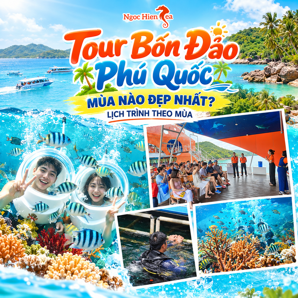 Tour bốn đảo Phú Quốc mùa nào đẹp nhất?