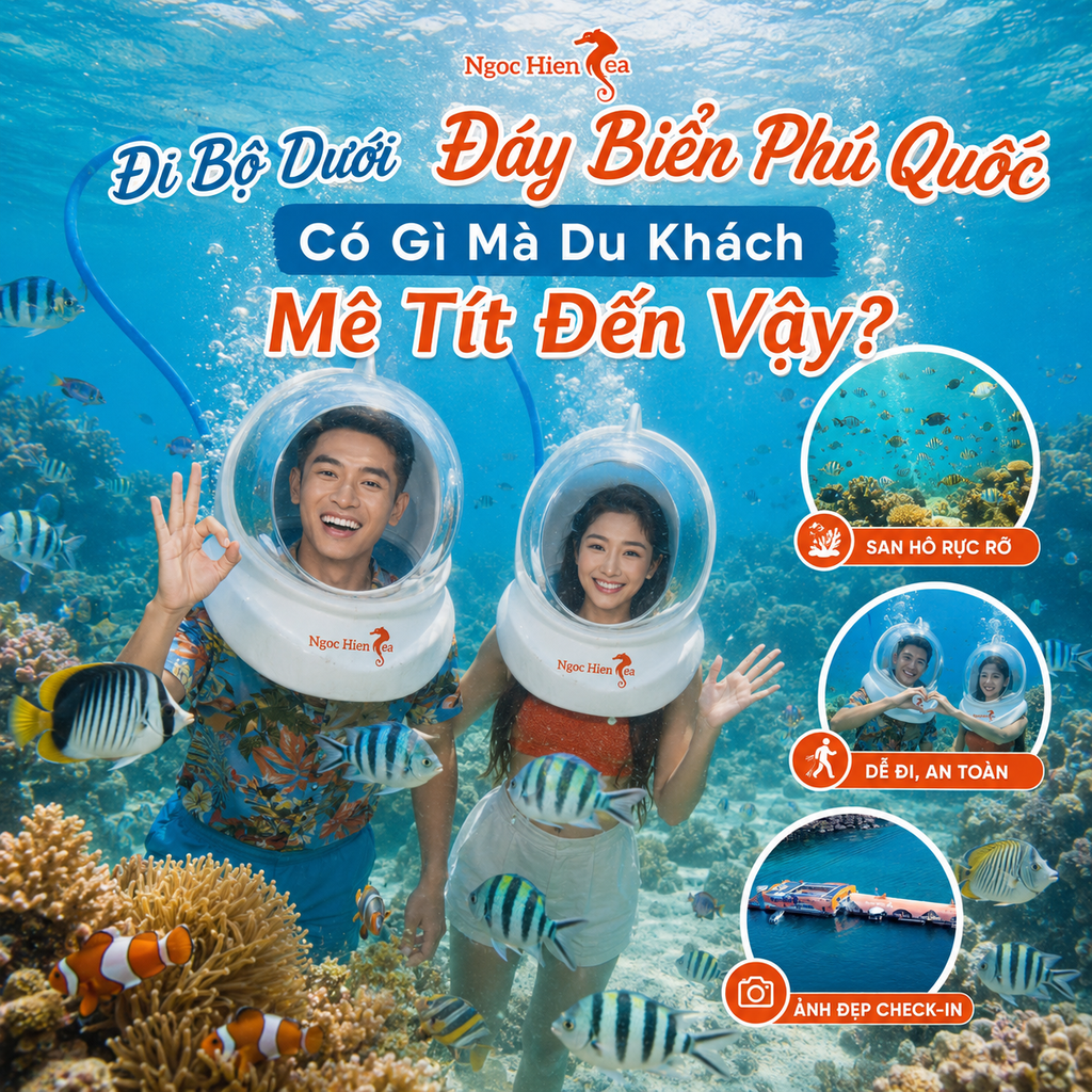 Đi Bộ Dưới Đáy Biển Phú Quốc Có Gì Mà Du Khách Mê Tít Đến Vậy?