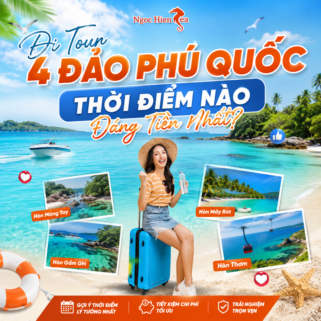 Đi Tour 4 Đảo Phú Quốc Thời Điểm Nào Đáng Tiền Nhất?
