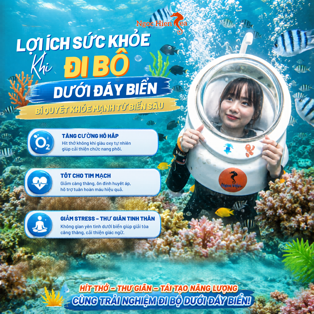Lợi Ích Sức Khỏe Khi Đi Bộ Dưới Đáy Biển Bí Quyết Khỏe Mạnh Từ Biển Sâu