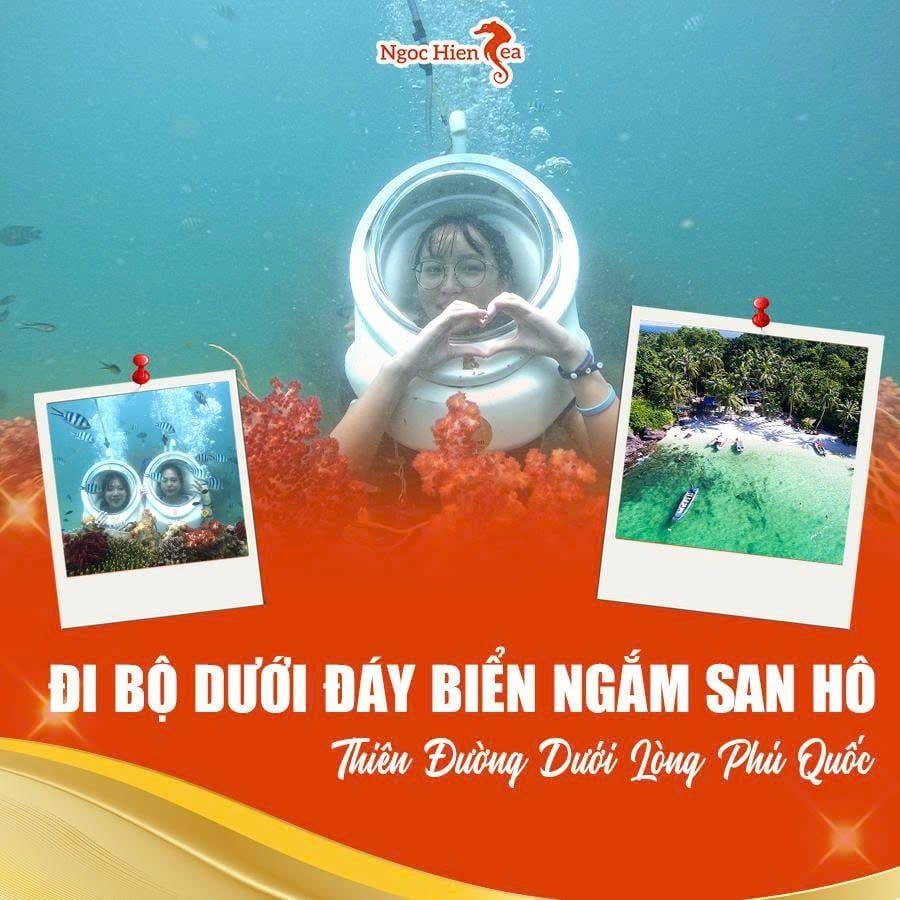 Đi Bộ Dưới Đáy Biển Ngắm San Hô Thiên Đường Dưới Lòng Phú Quốc