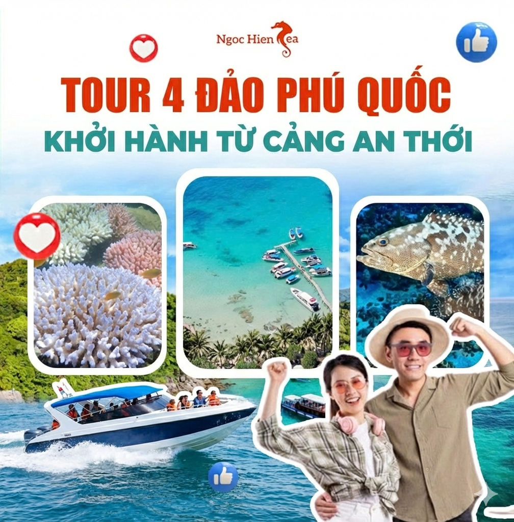 Tour Bốn Đảo An Thới: Khởi Hành Từ Cảng An Thới