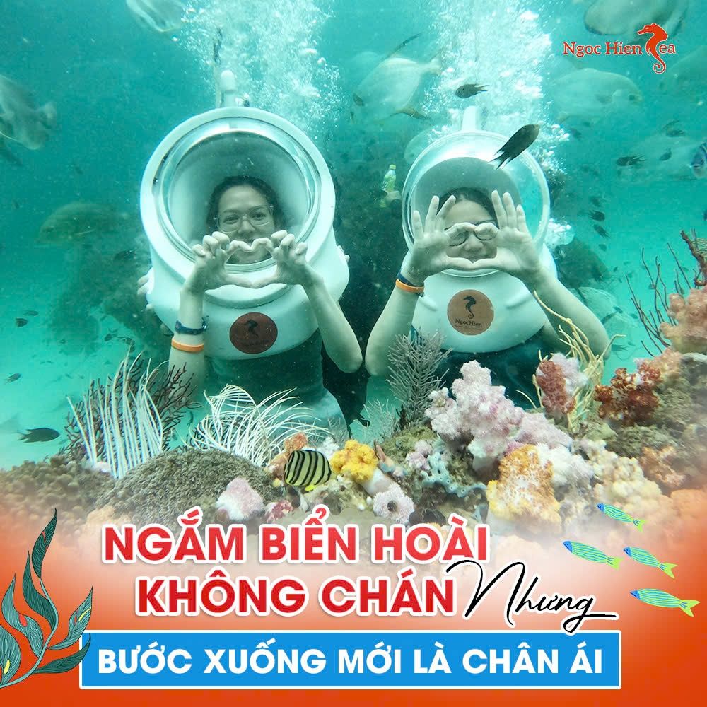 Bí Quyết Thư Giãn Khi Đi Bộ Dưới Biển Cho Người Không Biết Bơi Cùng Ngoc Hien Sea