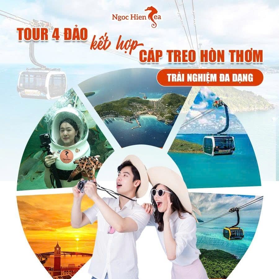 Tour 4 Đảo Kết Hợp Cáp Treo Hòn Thơm: Trải Nghiệm Đa Dạng