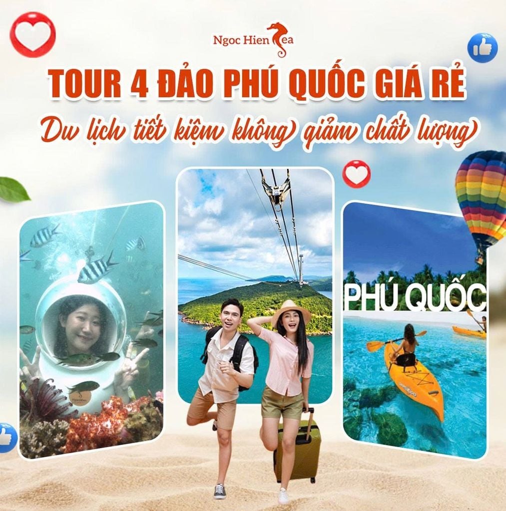 Tour Bốn Đảo Phú Quốc Giá Rẻ: Du Lịch Tiết Kiệm Không Giảm Chất Lượng