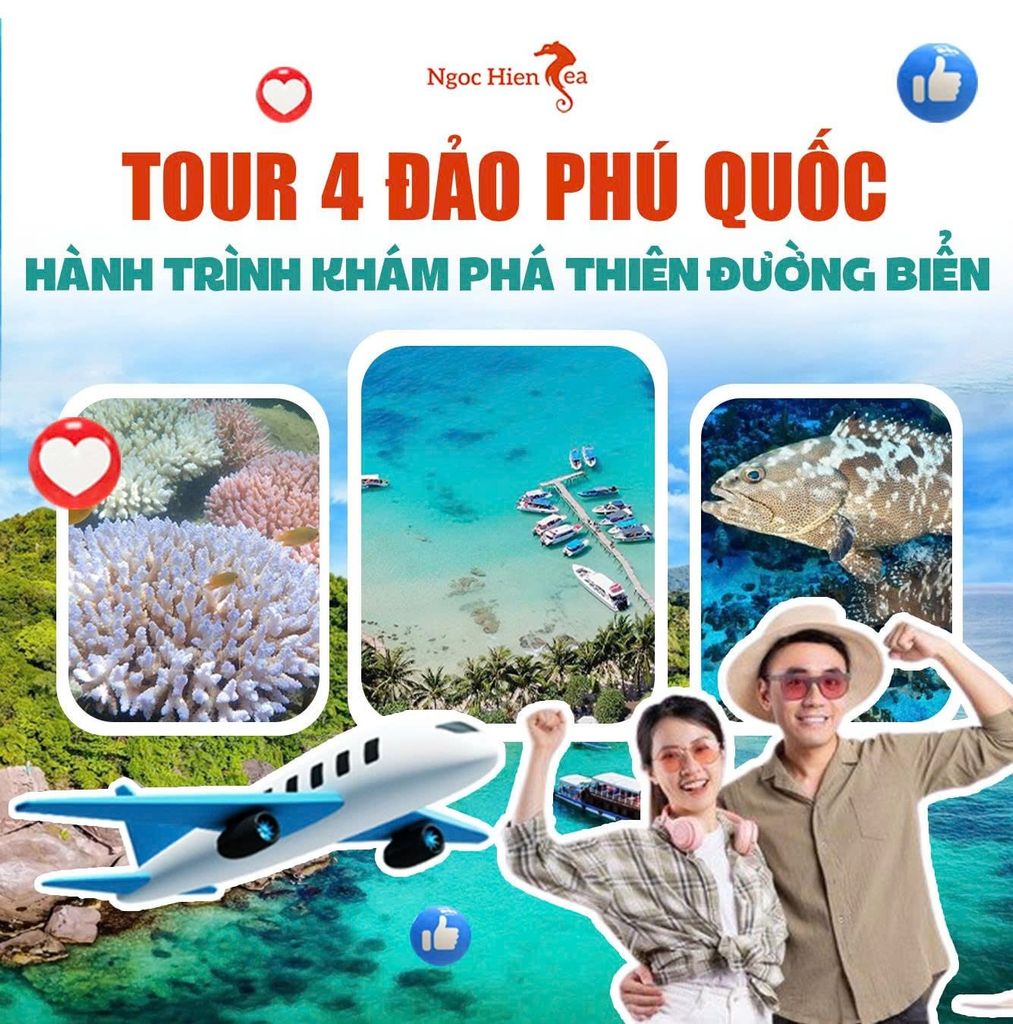 Tour 4 Đảo Phú Quốc: Hành Trình Khám Phá Thiên Đường Biển