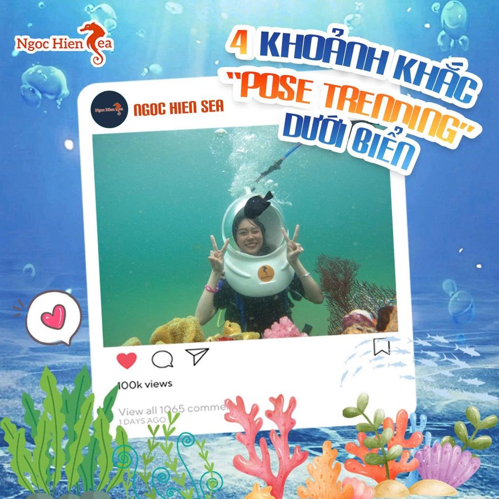 Bí Quyết Chụp Ảnh Đẹp Khi Đi Bộ Dưới Đáy Biển Phú Quốc